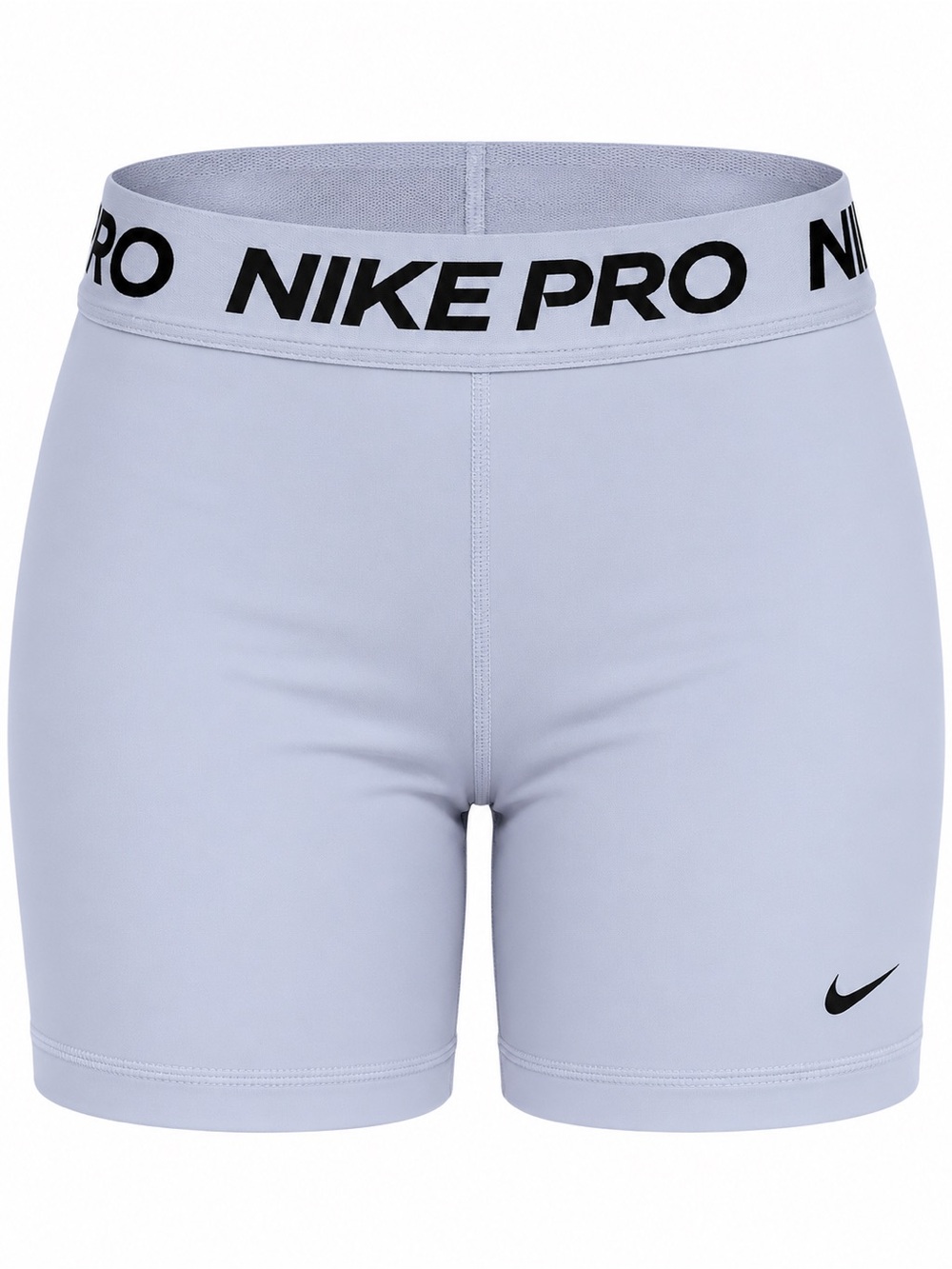 Nike Pro Gray High-Waist Compression Biker Shorts Size Medium